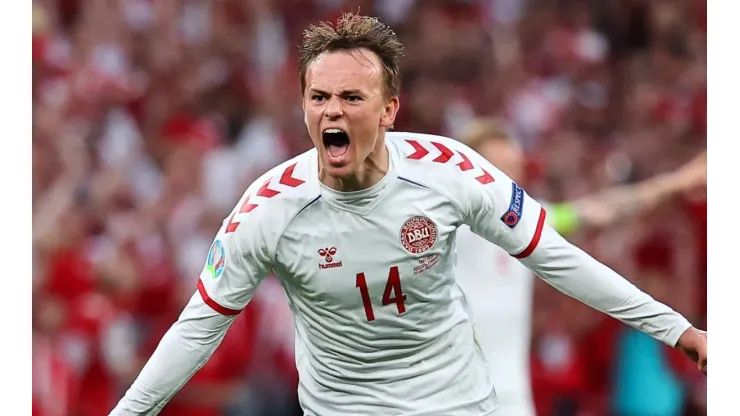 Mikkel Damsgaard impressed at Euro 2020 with Denmark. (Getty)
