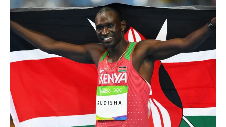 David Rudisha of Kenya (Getty).
