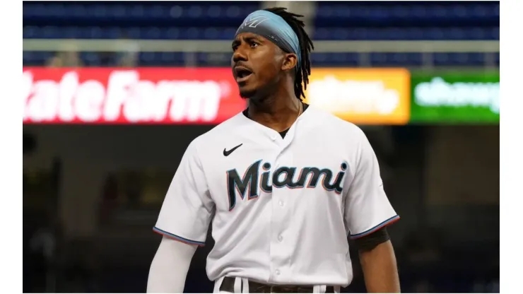 Lewis Brinson. (Getty)
