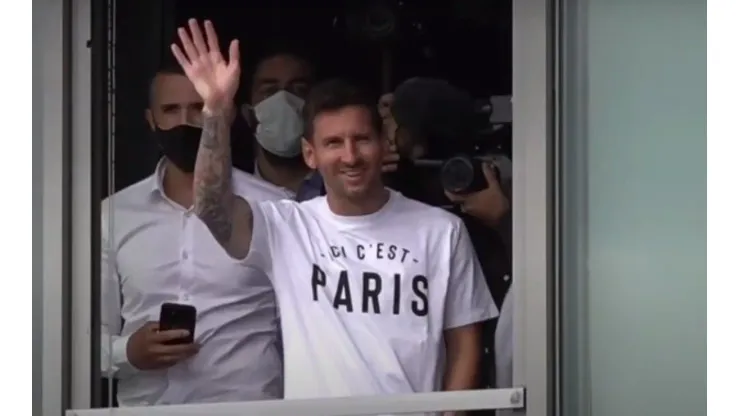 Lionel Messi in Paris.
