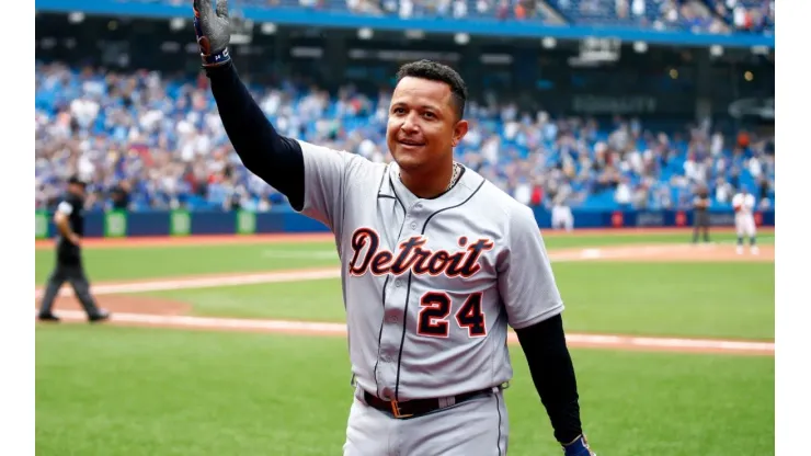 Miguel Cabrera joined an exclusive club on Sunday (Getty).
