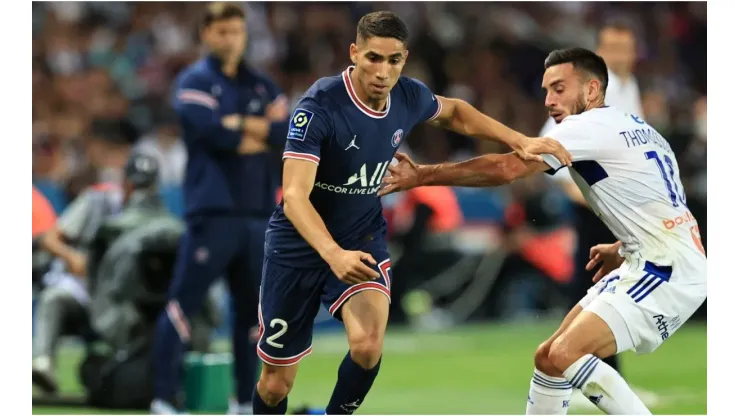 Reims vs PSG. (Getty)
