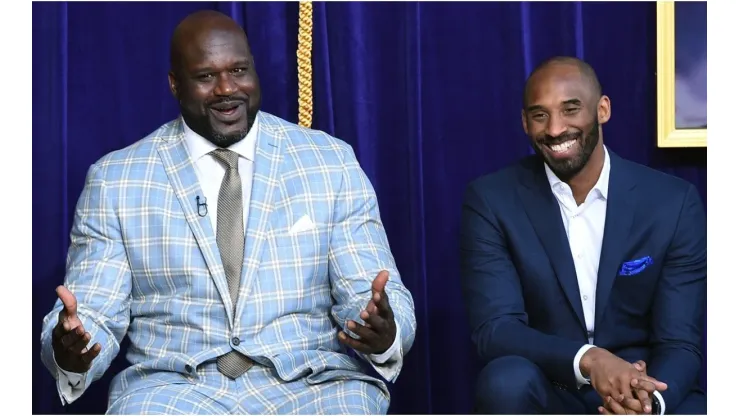 Shaquille O'Neal & Kobe Bryant. (Getty)
