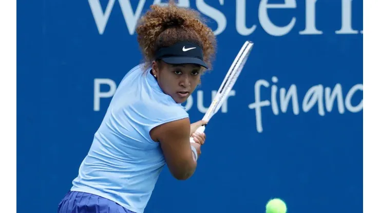 Naomi Osaka during the Western & Southern Open 2021 (Getty).
