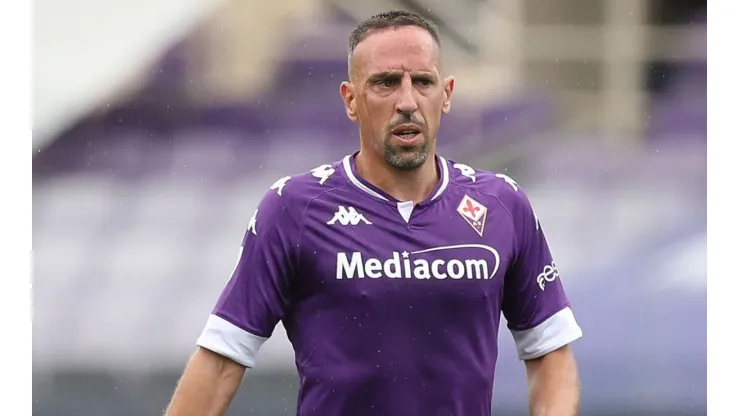 38-year-old winger Franck Ribery could stay in the Serie A for another season after running out of contract with Fiorentina. (Getty)
