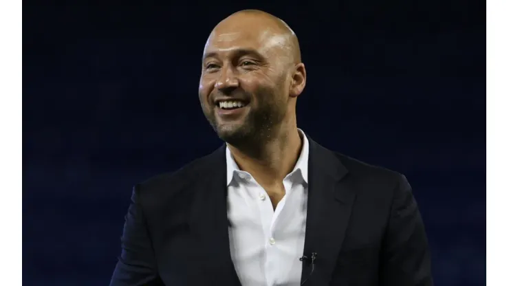 New York Yankees legend and Miami Marlins CEO Derek Jeter. (Getty)
