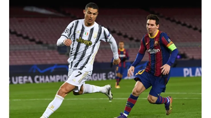 Cristiano Ronaldo and Lionel Messi (Getty)
