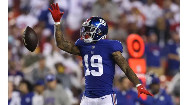 Kenny Golladay during the New York Giants' loss at Washington Football Team in Week 2 of the 2021 NFL regular season.
