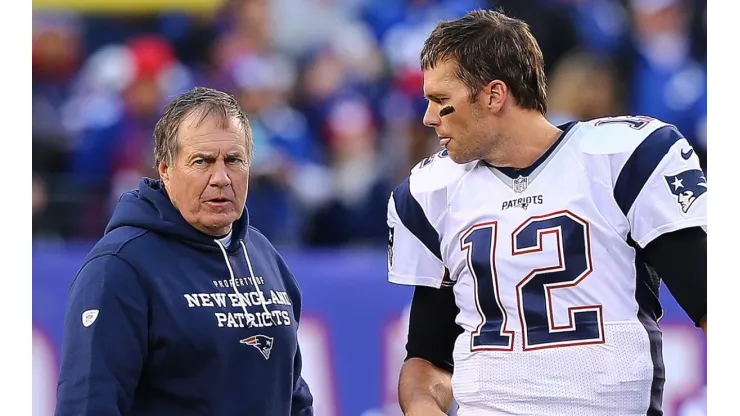 Bill Belichick and Tom Brady in 2015.
