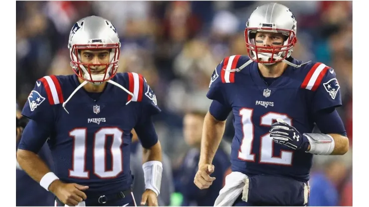 Jimmy Garoppolo & Tom Brady
