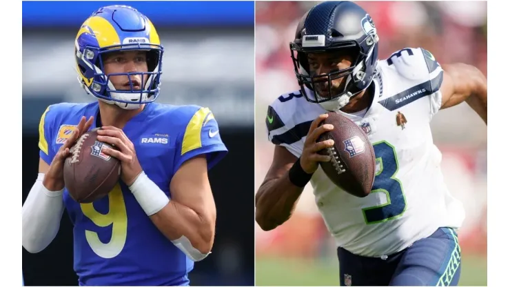 Matthew Stafford (left) & Russell Wilson
