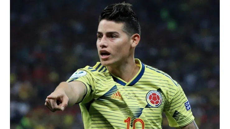 James Rodriguez in action during the 2019 Copa America.
