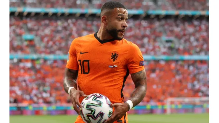 Memphis Depay of the Netherlands.
