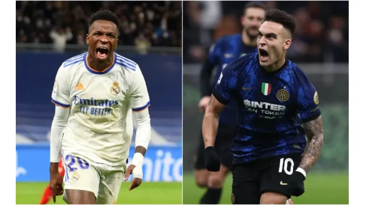 Lautaro Martinez and Vinicius Jr., two of the most important players of Real Madrid and Inter.
