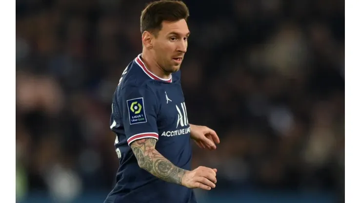 Lionel Messi of Paris Saint-Germain during the Ligue 1 match
