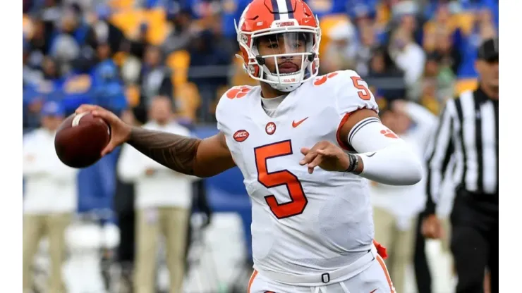 Quarterback DJ Uiagalelei of Clemson Tigers
