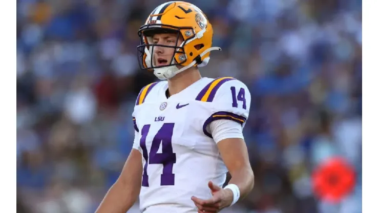 Quarterback Max Johnson of LSU
