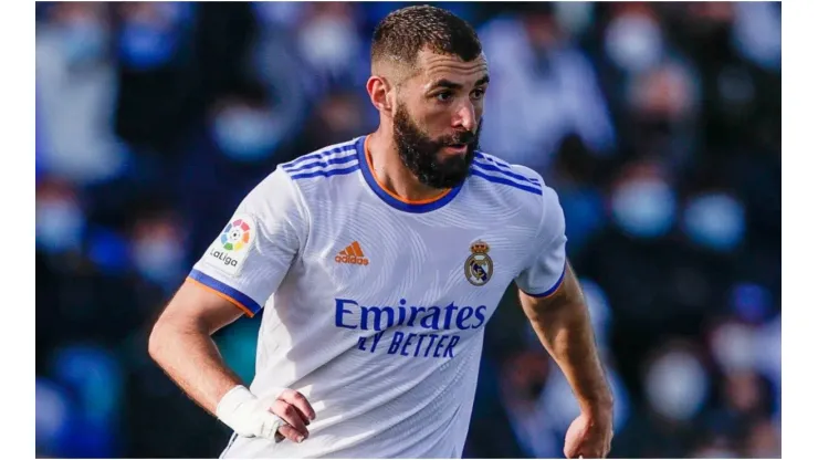 Karim Benzema of Real Madrid during a match against Getafe
