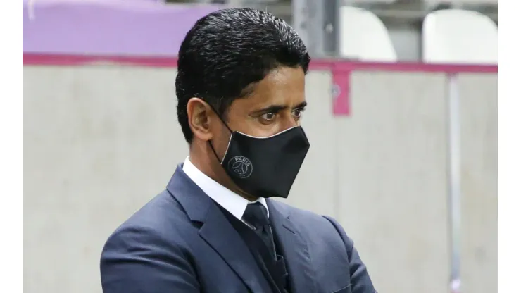 PSG president Nasser Al-Khelaifi.
