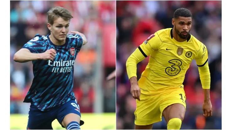 Martin Ødegaard and Ruben Loftus-Cheek
