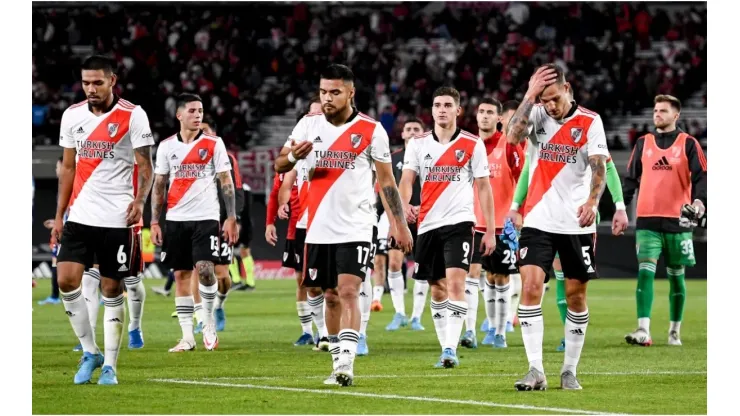 River players after a match against Atletico Tucuman
