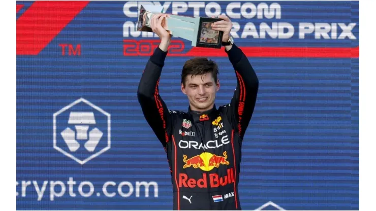 Max Verstappen after winning the Grand Prix of Miami
