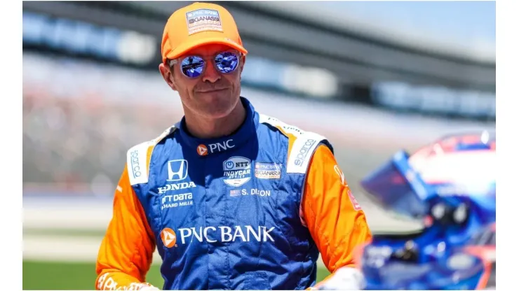 Scott Dixon, the poleman in the Indy 500
