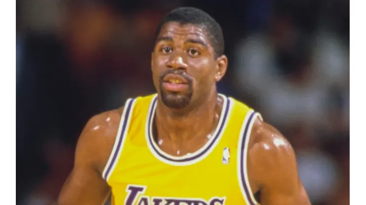 Earvin "Magic" Johnson of the Los Angeles Lakers
