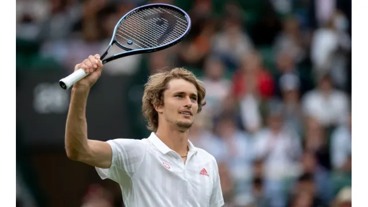 Alexander Zverev during The Championships - Wimbledon 2021 at All England Club
