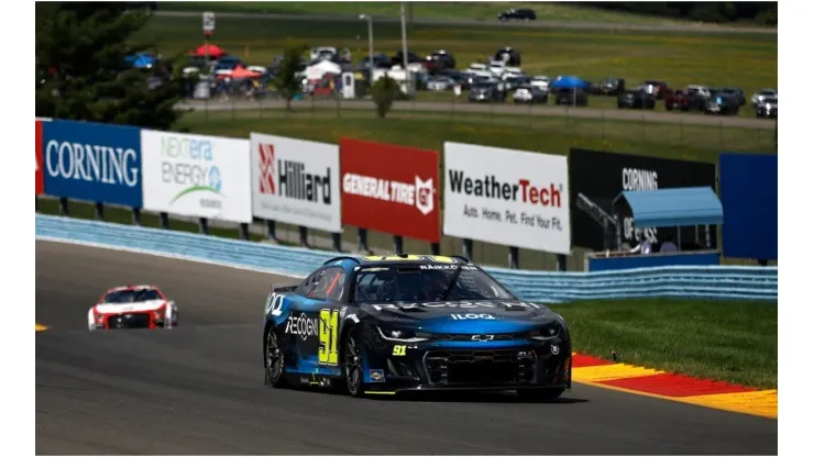 Kimi Raikkonen in the Nascar Cup Series Go Bowling at The Glen
