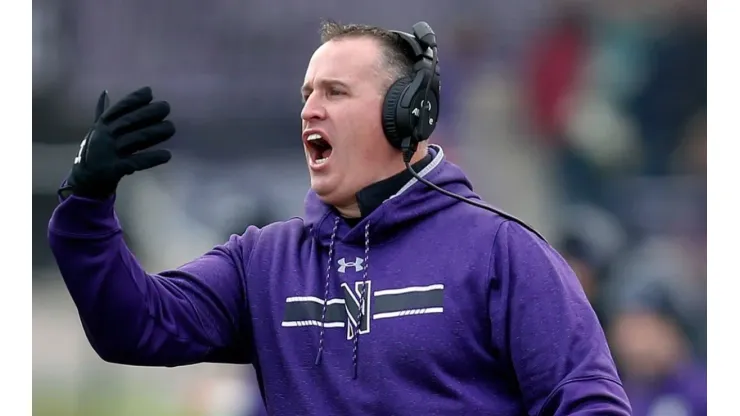 Head coach Pat Fitzgerald of Wildcats
