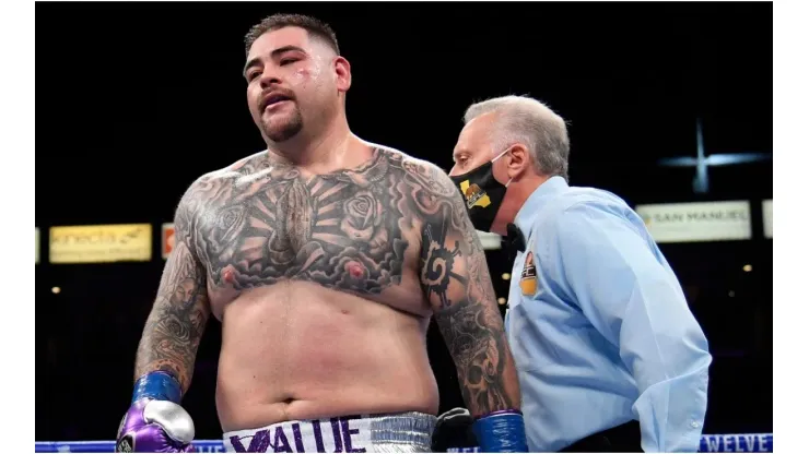 Andy Ruiz during his fight against Chris Arreola
