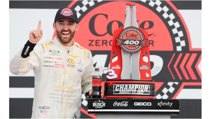 Austin Dillon, winner of the Coke Zero Sugar 400
