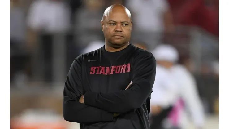 Head coach David Shaw of the Stanford Cardinal
