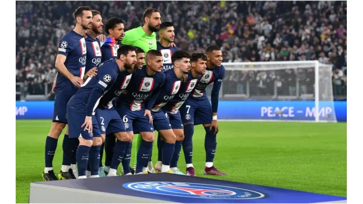 Paris Saint-Germain line up
