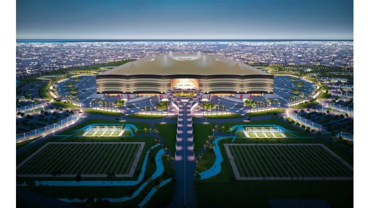 Impression of the Al Bayt Stadium in Al Khor City.
