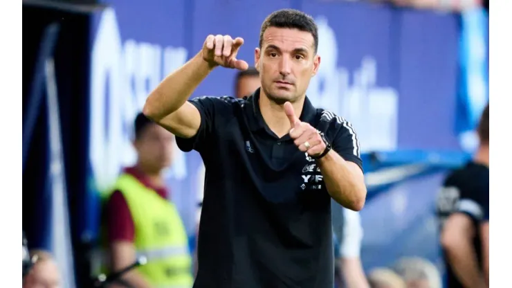 Argentina coach Lionel Scaloni.
