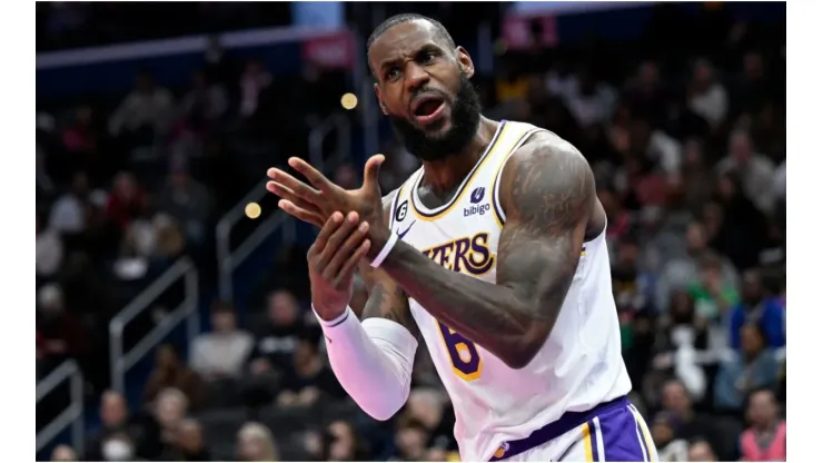 LeBron James of the Los Angeles Lakers
