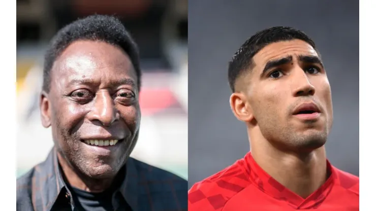 Pele and Achraf Hakimi
