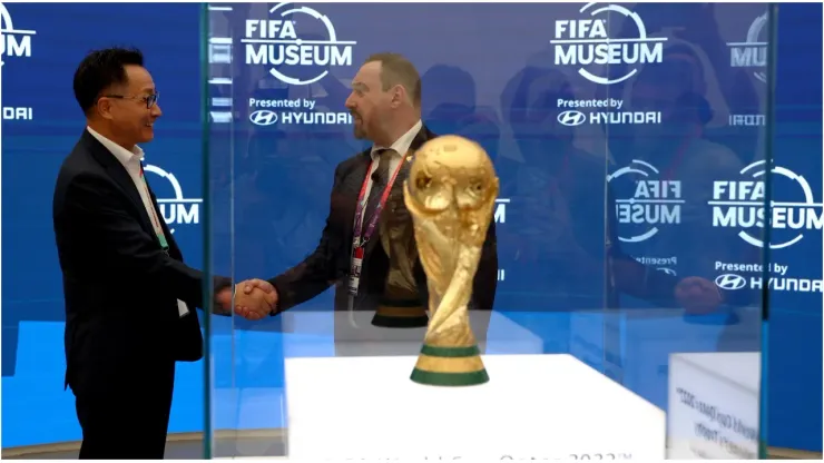 2022 FIFA World Cup Trophy at the FIFA Museum
