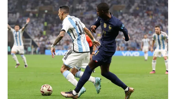 Angel Di María and Ousmane Dembele
