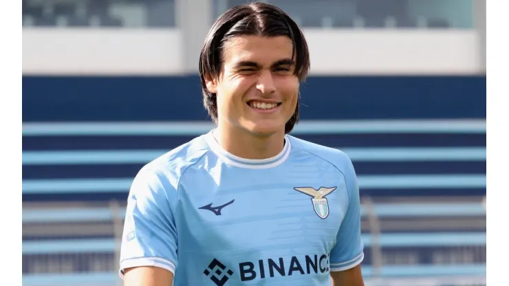 Luka Romero during the SS Lazio official team photo
