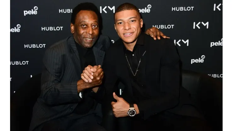 Pele and Kylian Mbappe
