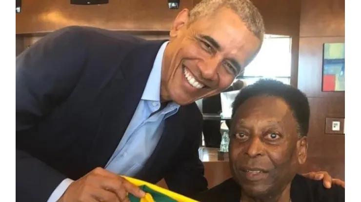 Barack Obama and Pele
