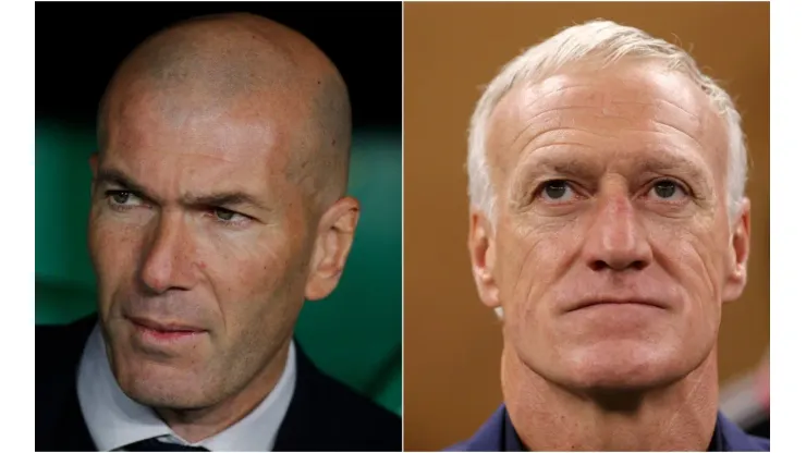 Zinedine Zidane and Didier Deschamps
