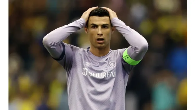 Cristiano Ronaldo with Al Nassr in the Saudi Super Cup
