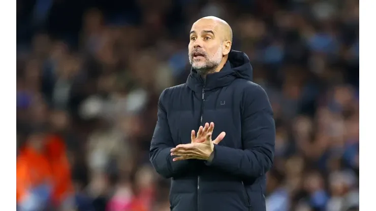 Pep Guardiola with Manchester City in the FA Cup
