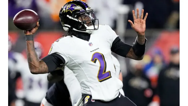 Tyler Huntley was the QB of the Ravens while Lamar Jackson was injured
