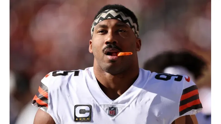 Myles Garrett with the Cleveland Browns
