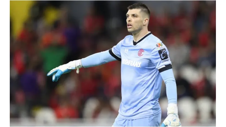 Tiago Volpi goalkeeper of Toluca
